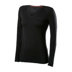 Falke RU C Ls Shirt Femme Noir