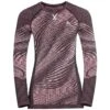 Odlo Base Layer Top Crew Neck Long Sleeve Blackcomb Eco Femme Gris -Salomon Boutique main 188561 30728 Torso Front 1 a31e