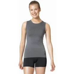 Odlo Debardeur Performance Light Femme Gris -Salomon Boutique main 188801 15700 Model Front Crop 1 8759