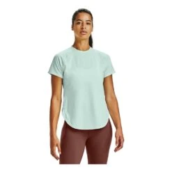 Under Armour Armour Sport Hi-Lo Short Sleeves Femme Vert Pastel 12 Under Armour Armour Sport Hi-Lo Short Sleeves Femme Vert Pastel -Salomon Boutique main 284066 179336 5 9575