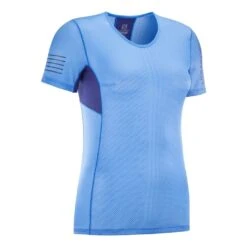 S-Lab Sense T-Shirt Femme Bleu -Salomon Boutique main 297896 188273 5 5f25