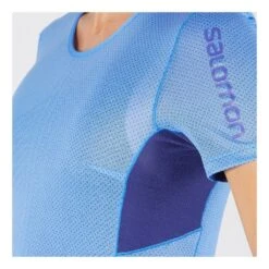S-Lab Sense T-Shirt Femme Bleu -Salomon Boutique main 297896 188275 7 62c6