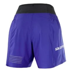 S-Lab Sense Short Femme Bleu -Salomon Boutique main 299387 189432 3 4227