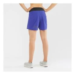 S-Lab Sense Short Femme Bleu -Salomon Boutique main 299387 189433 4 b371