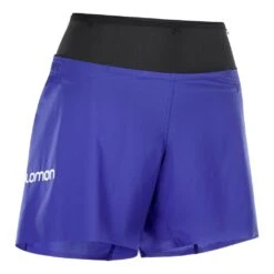 S-Lab Sense Short Femme Bleu -Salomon Boutique main 299387 189434 5 0372