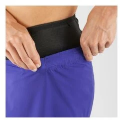 S-Lab Sense Short Femme Bleu -Salomon Boutique main 299387 189436 7 bece