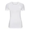 Odlo Performance X-Light Base Layer Top Crew Neck Short Sleeve Femme Blanc -Salomon Boutique main 300203 190265 1 0470