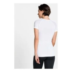 Odlo Performance X-Light Base Layer Top Crew Neck Short Sleeve Femme Blanc -Salomon Boutique main 300203 190270 6 d0bb