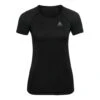 Odlo Performance X-Light Base Layer Top Crew Neck Short Sleeve Femme Noir -Salomon Boutique main 300208 190271 1 47d1