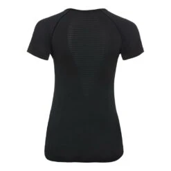 Odlo Performance X-Light Base Layer Top Crew Neck Short Sleeve Femme Noir -Salomon Boutique main 300208 190274 4 7231