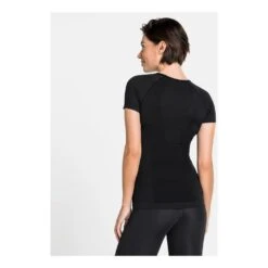 Odlo Performance X-Light Base Layer Top Crew Neck Short Sleeve Femme Noir -Salomon Boutique main 300208 190276 6 c1e2