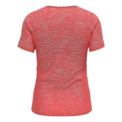 Odlo Blackcomb Ceramicool T-Shirt Short Sleeve Crew Neck Femme Saumon -Salomon Boutique main 309124 197111 4 08d4