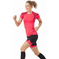 Odlo T-Shirt Short Sleeve Crew Neck Active Spine Femme -Salomon Boutique main 313271 30782 Model Front Crop 1 98b4