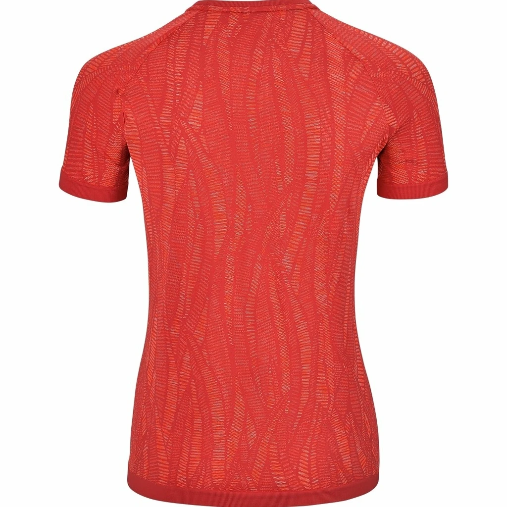 Odlo T-Shirt Manches Courtes Zeroweight Ceramic Femme Rouge 4 Odlo T-Shirt Manches Courtes Zeroweight Ceramic Femme Rouge – Image 2