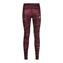 Odlo Zeroweight Print Reflective Tights Femme Noir