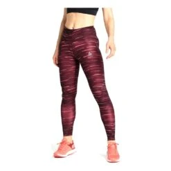 Odlo Zeroweight Print Reflective Tights Femme Noir -Salomon Boutique main 330203 212160 4 f070