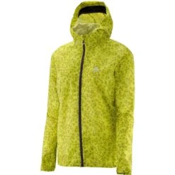 Salomon Fast Wing Graphic Hoody Femme Vert