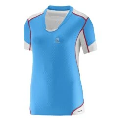 Salomon Maillot Exo Pro Femme Bleu