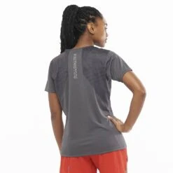 Salomon Sense Aero Short Sleeve Tee Femme -Salomon Boutique main LC1889700 1 MOD senseaerosstee periscopedeepblack run w af66