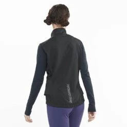 Salomon Light Shell Vest Femme -Salomon Boutique main LC1894700 1 MOD lightshellvest deepblackwhite run w 48bf