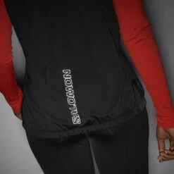 Salomon Light Shell Vest Femme -Salomon Boutique main LC1894700 7 MOD lightshellvest deepblackwhite reflectiflogo w 2e48