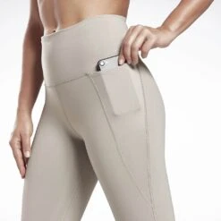 Reebok Ts Lux Hr Tight Femme Noir -Salomon Boutique main Legging taille haute Lux Gris HB2028 06 detail 1 abb4