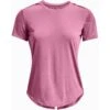 Under Armour Streaker Snowcloud Short Sleeve Femme Rose -Salomon Boutique main PS1373497 669 HF e7a3