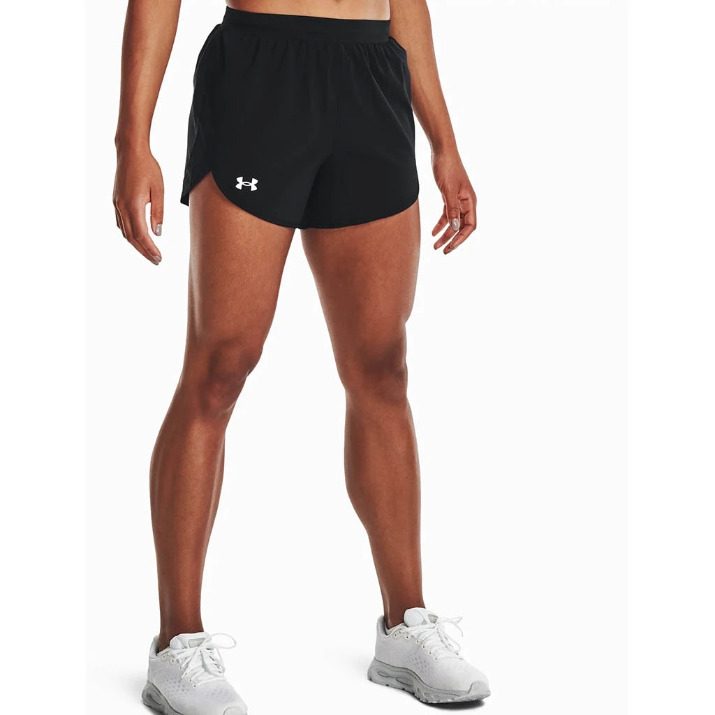 Under Armour Fly By Elite 3 Inches Short Femme Noir 6 Under Armour Fly By Elite 3 Inches Short Femme Noir – Image 4