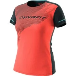 Dynafit Alpine 2 Short Sleeve Tee Femme Orange